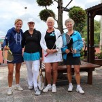 Finalisten Open Toernooi 2012 - Finalisten DD 6 2012 - Geerte Goudriaan en Marielle Neelen vs Thea Hinten en Marianne van Schendel