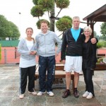 Finalisten Open Toernooi 2012 - Finalisten GD 6 2012 - Jim Schouwenaars en Bente Hemmes vs Alex Hollemans en Margot Vermeulen