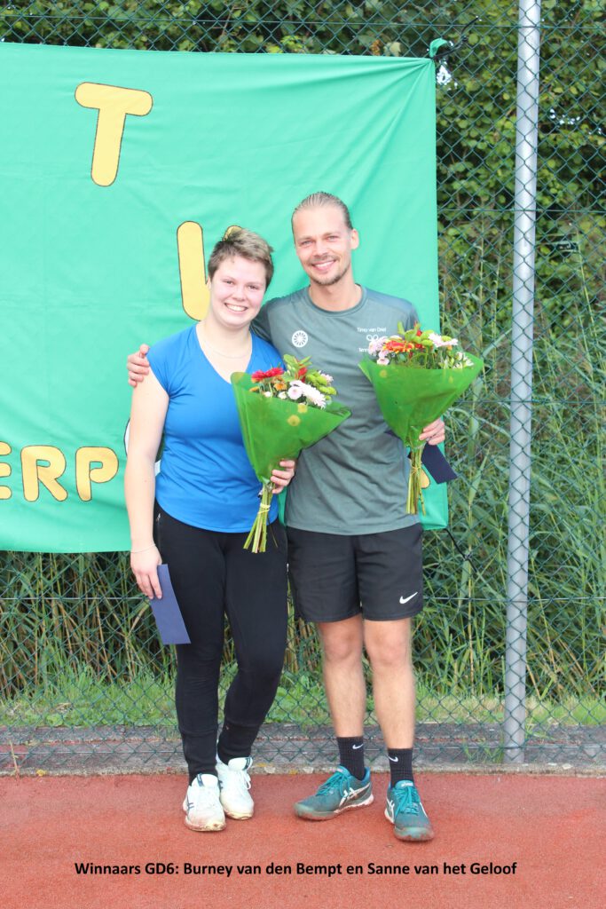 Winnaars GD6: Burney van den Bempt en Sanne van het Geloof